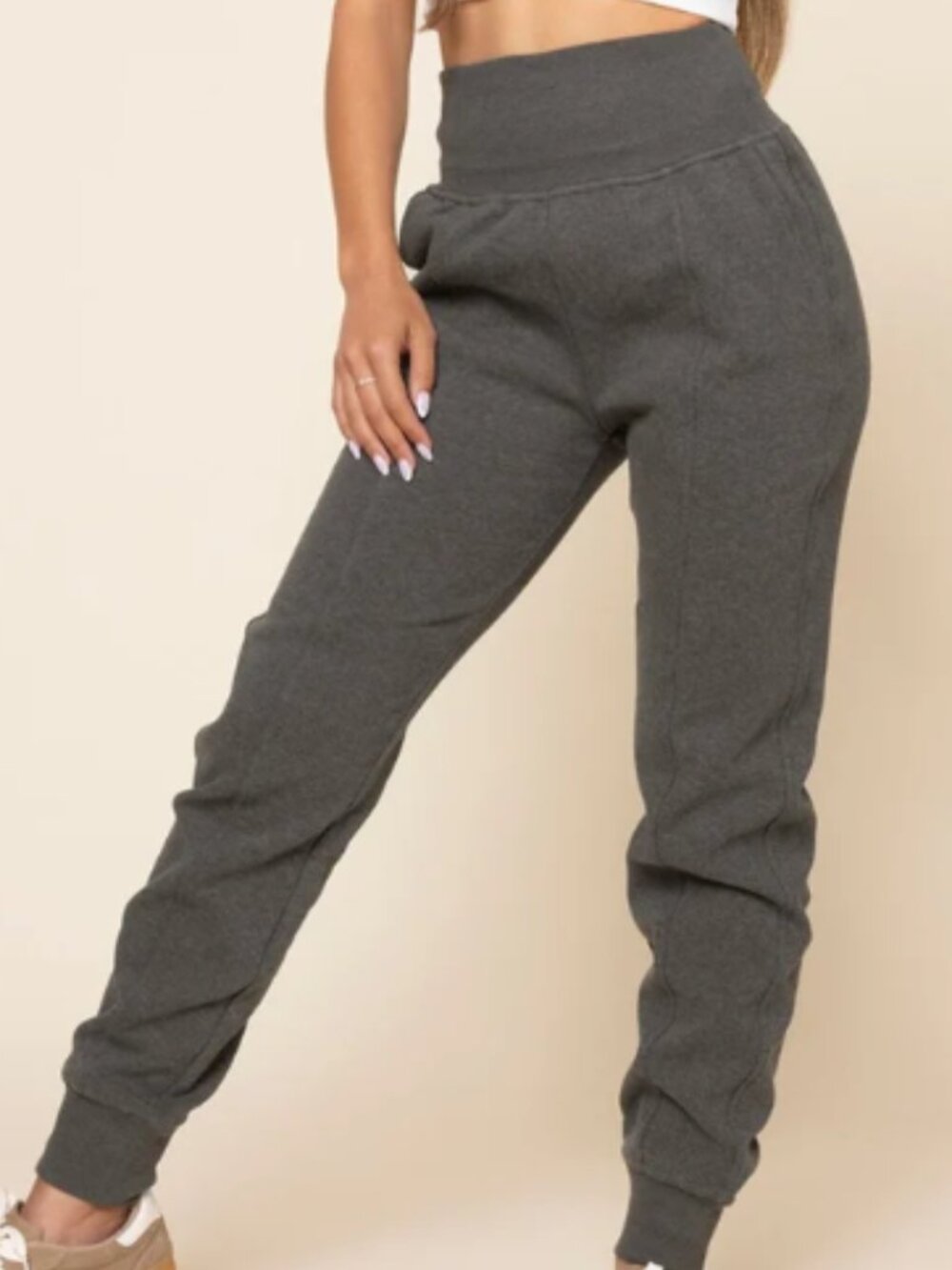 POPFLEX - Ooey Gooey Jogger - Charcoal Heather